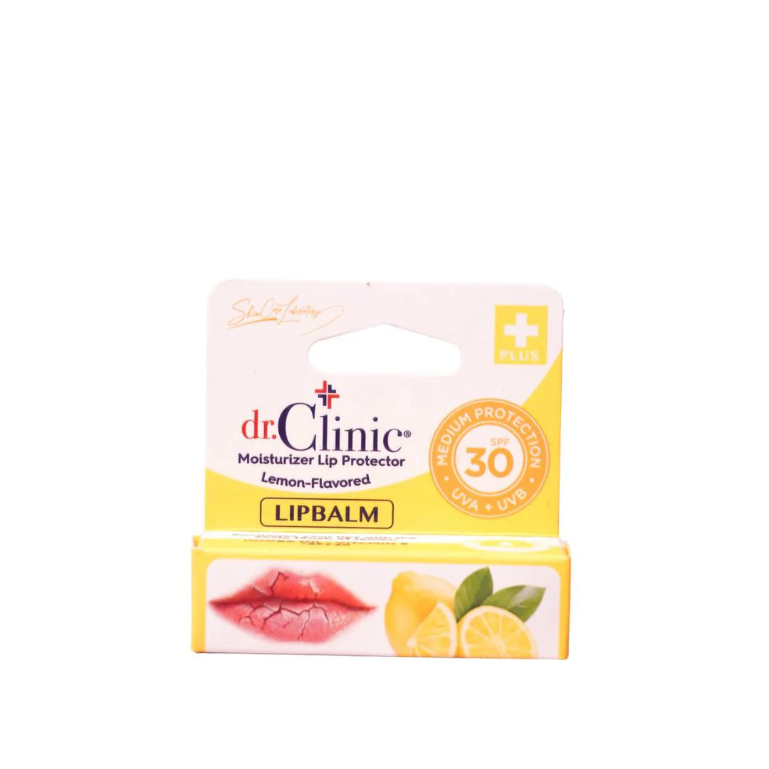 Dr. Clinic Baume à Lèvres SPF 30 – Citron - Dr. Clinic | BeautyForYou.ma