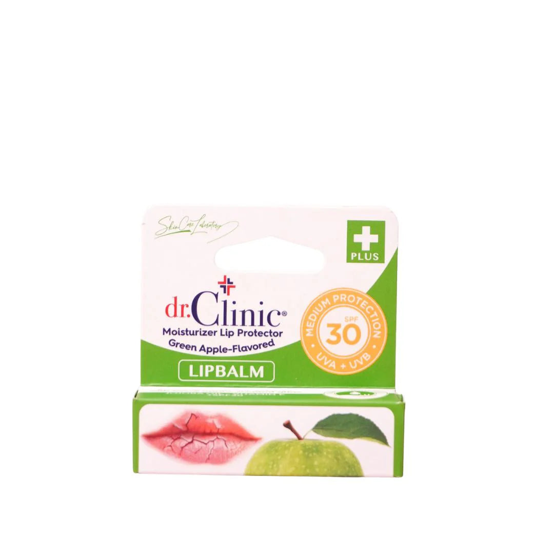 Dr. Clinic Baume à Lèvres SPF 30 – Pomme verte - Dr. Clinic | BeautyForYou.ma