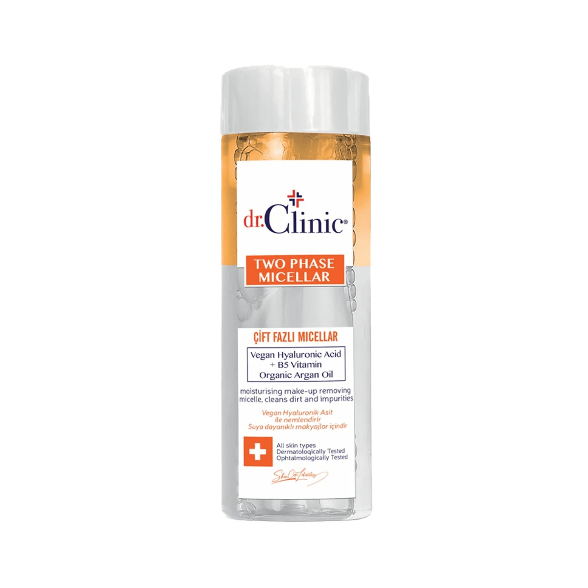 Dr. Clinic Eau Micellaire Biphasée Démaquillante - Dr. Clinic | BeautyForYou.ma