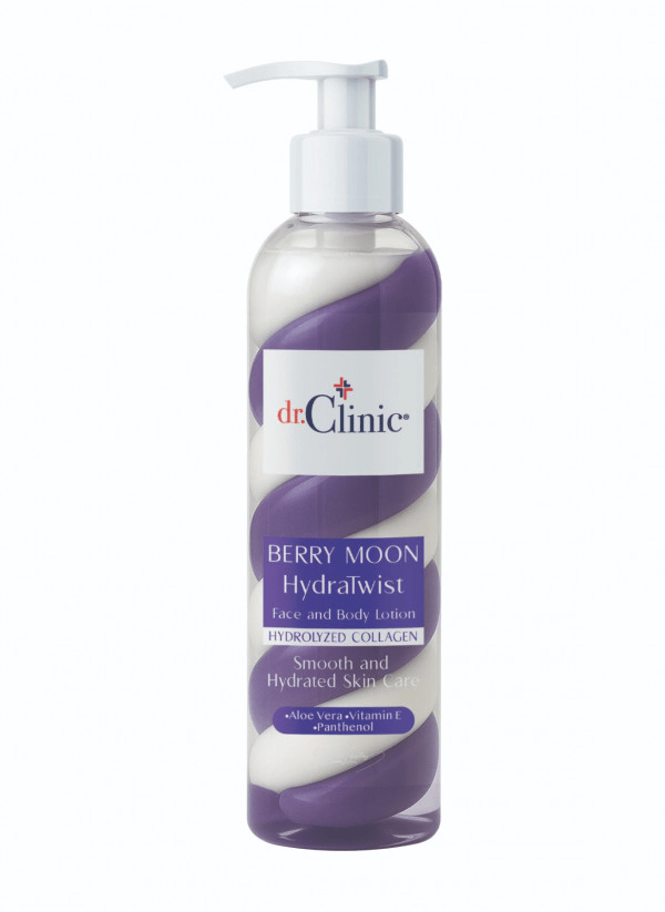 Dr. Clinic Lotion Visage & Corps Hydratwist Berry Moon - Collagène Hydrolysé - Dr. Clinic | BeautyForYou.ma