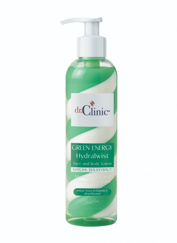 Dr. Clinic Lotion Visage & Corps Hydratwist Green Energy - Extrait de thé matcha - Dr. Clinic | BeautyForYou.ma
