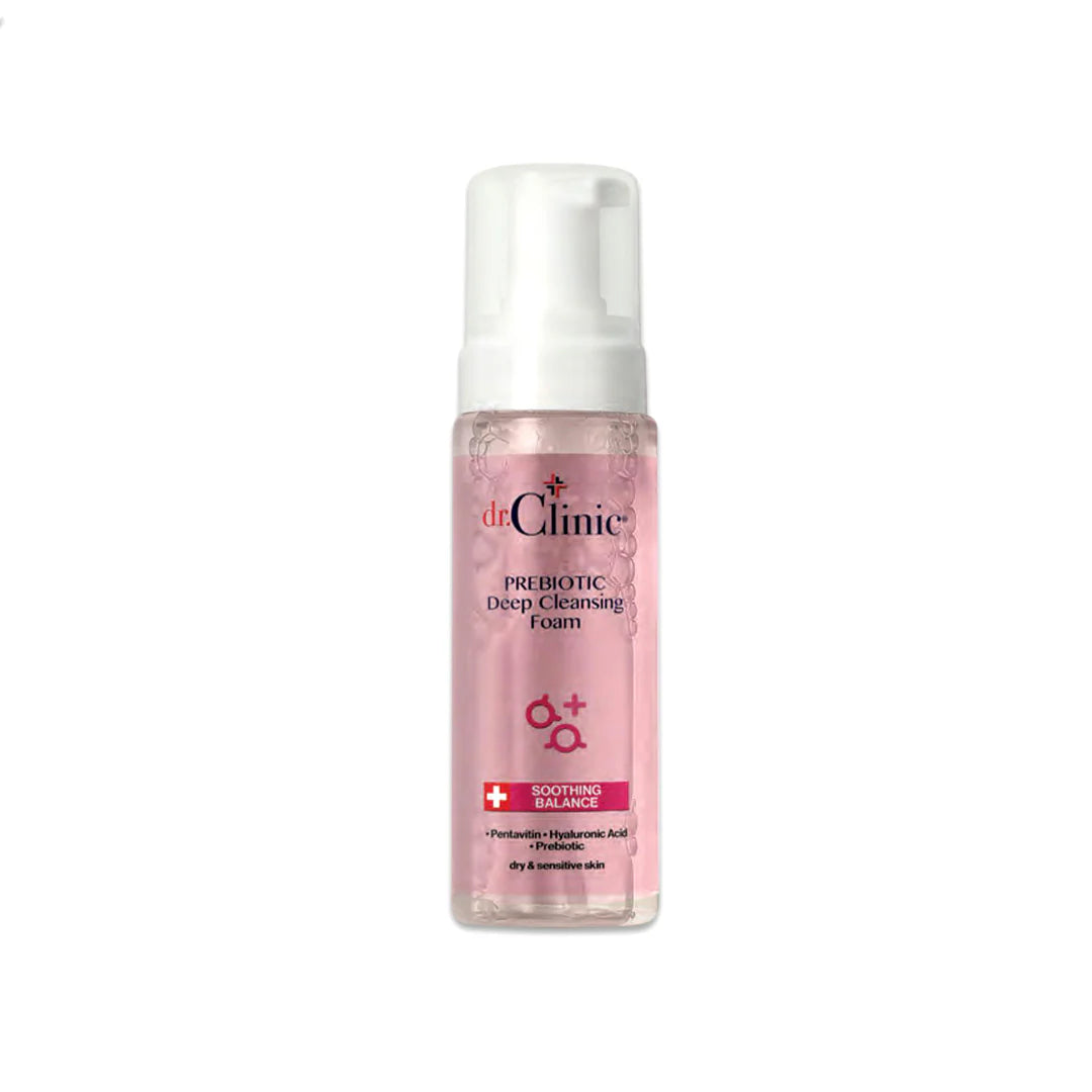 Dr. Clinic Mousse Nettoyante Prébiotique - Peaux Sensibles - Dr. Clinic | BeautyForYou.ma