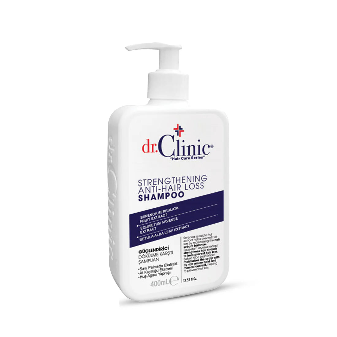 Dr. Clinic Shampooing Réparateur & Fortifiant Intense 400 ML - Dr. Clinic | BeautyForYou.ma