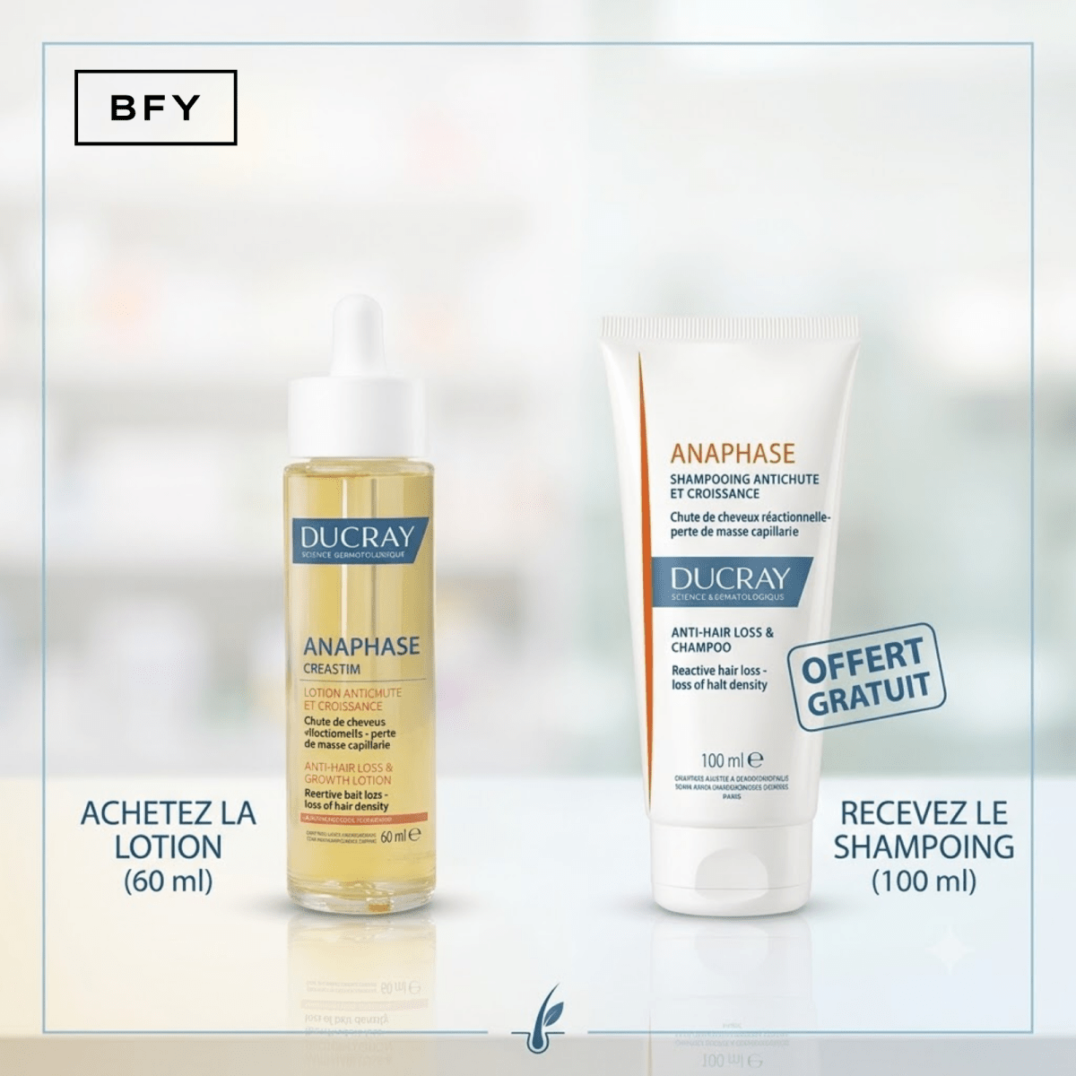 Ducray Anaphase Créastim Lotion Antichute = Anaphase shampo - DUCRAY | BeautyForYou.ma