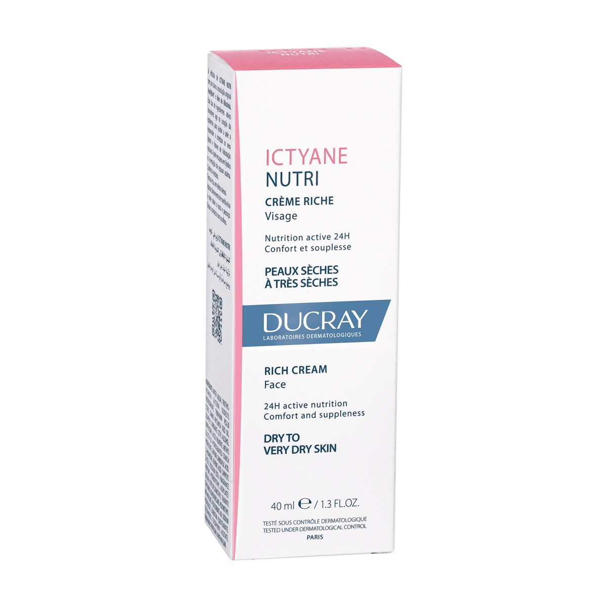 Ducray — Crème riche Visage — Crème visage peau sèche — Ictyane Nutri - 20000156