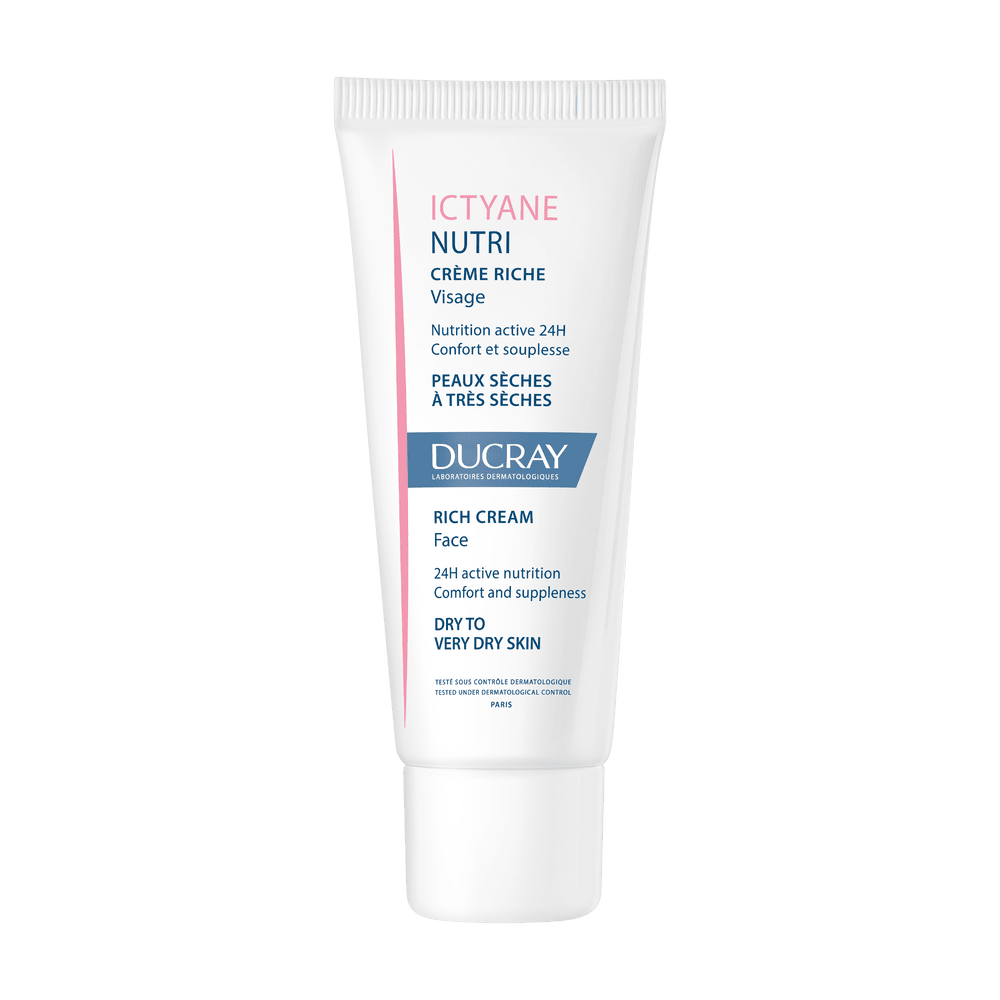 Ducray — Crème riche Visage — Crème visage peau sèche — Ictyane Nutri - 20000156