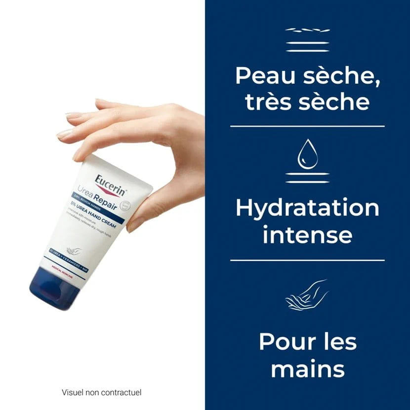 EUCERIN UreaRepair PLUS Crème Mains 5% d'Urée