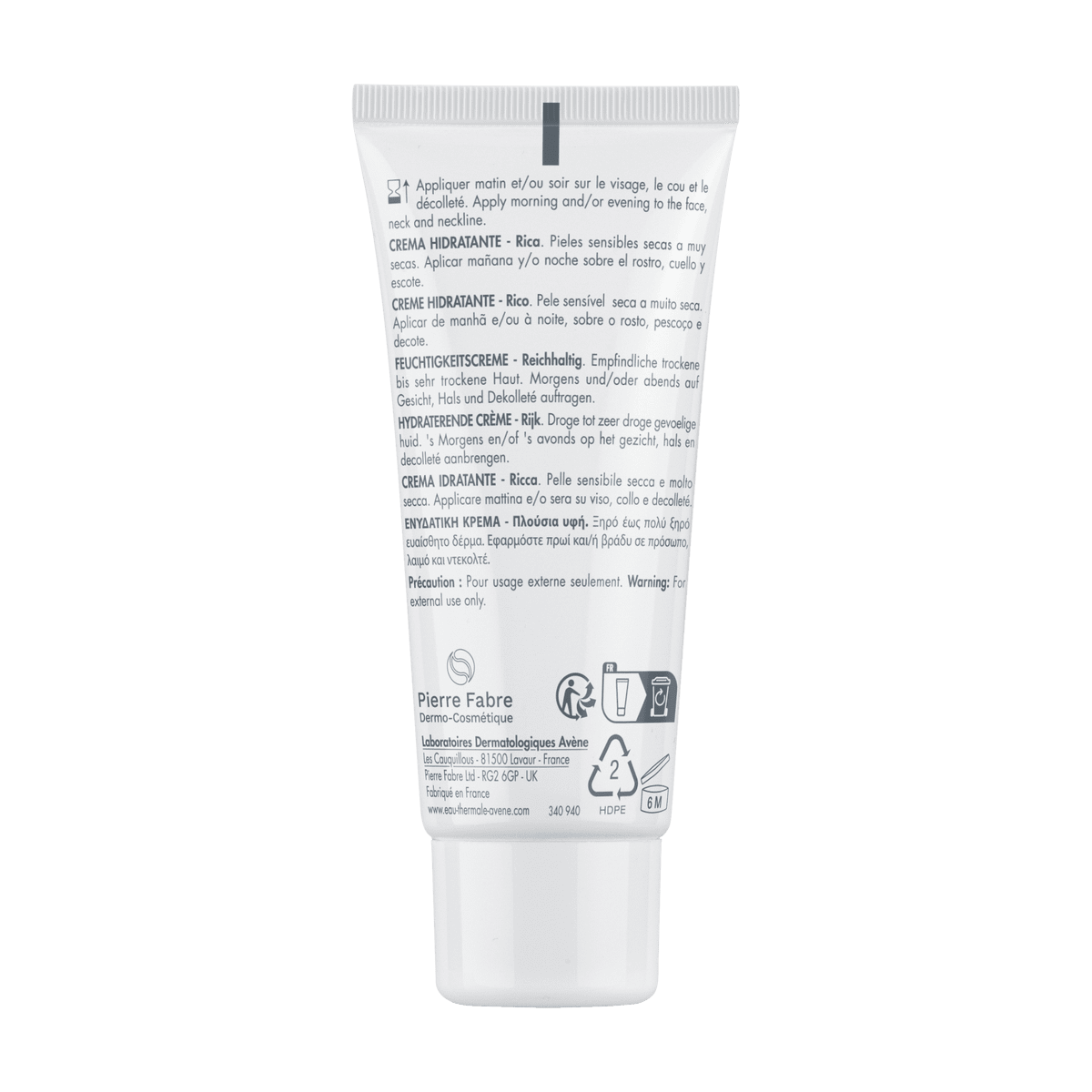 Eau Thermale Avène - Hydrance RICHE Crème hydratante - 309756