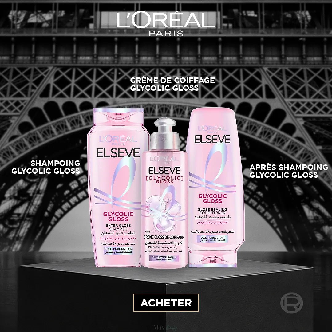 ELSEVE GLYCOLIC GLOSS PACK ROUTINE - Beauty For You | BeautyForYou.ma