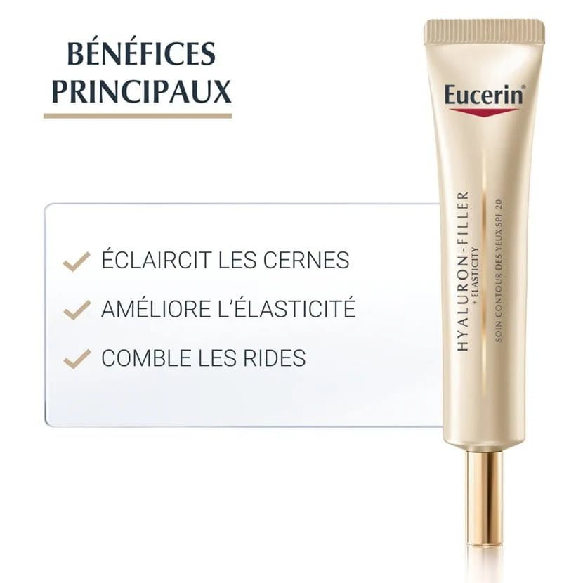 EUCERIN HYALURON - FILLER + ELASTICITY Contour des Yeux SPF 20 - 63536B