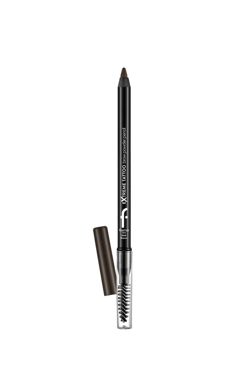 Extreme Tattoo BrowPowder Pencil DARK BROWN, BRUN CHOCOLAT - Flormar | BeautyForYou.ma