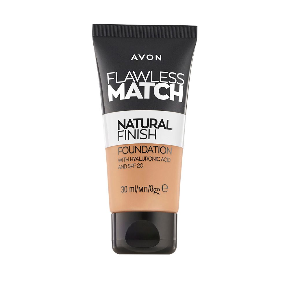 FLAWLESS - Fond de teint à fini naturel avec de l'acide hyaluronique SPF20 125G 30ML - Avon | BeautyForYou.ma