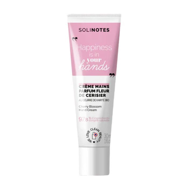 SOLINOTES Crème mains FLEURS DE CERISIER 30 ML