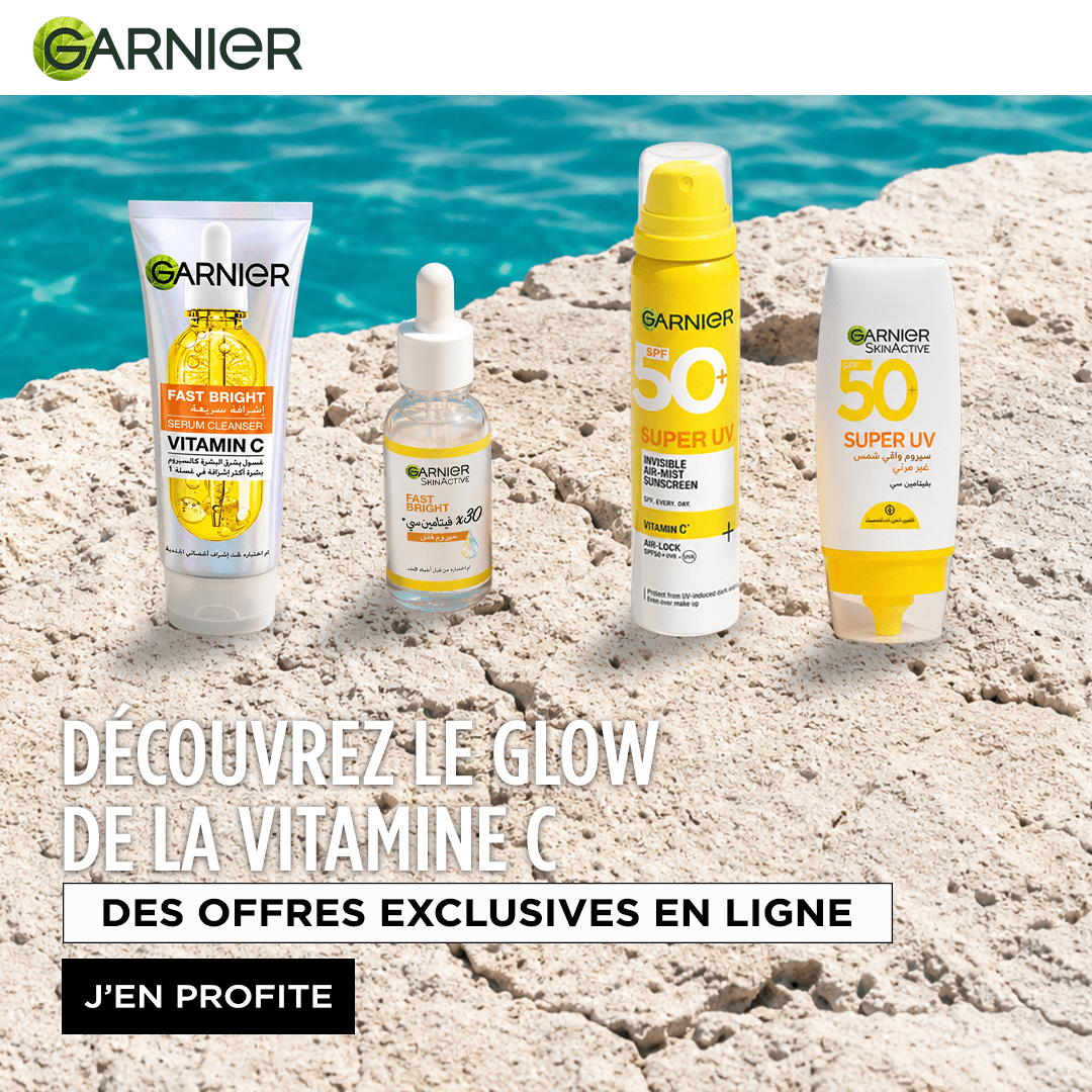 GARNIER ROUTINE FAST BRIGHT A LA VITAMINE C - Garnier | BeautyForYou.ma