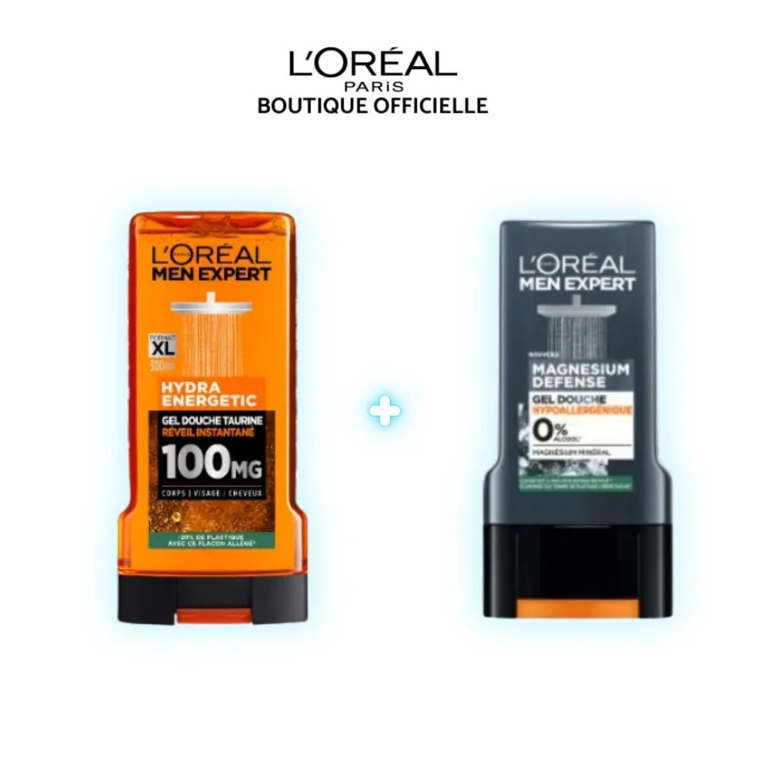 GEL DOUCHE MAGNESIUM DEFENSE+ HYD ENERGETIC - L'Oréal Paris | BeautyForYou.ma