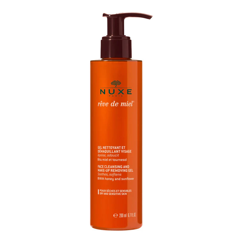 NUXE Gel nettoyant et démaquillant visage 200ML