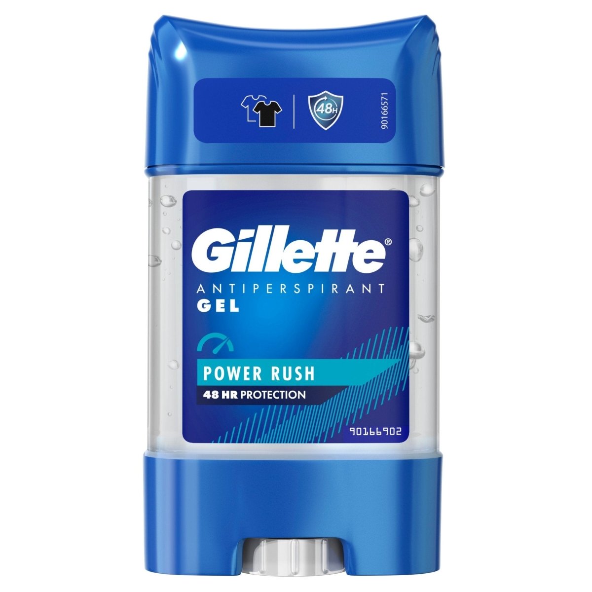 Gillette Anti - transpirant et Déodorant Gel Power Rush - 70 m - 4015600810849
