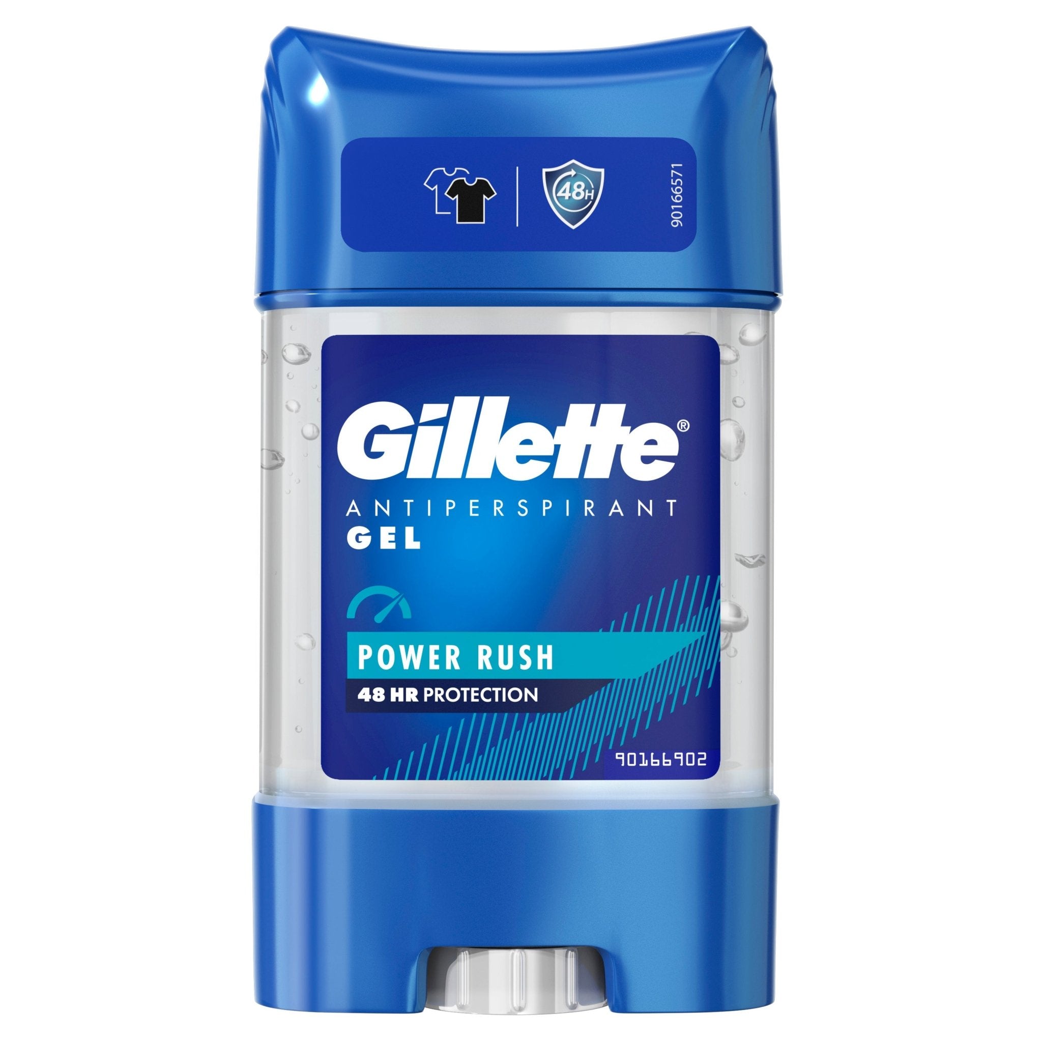 Gillette Anti - transpirant et Déodorant Gel Power Rush - 70 m - 4015600810849