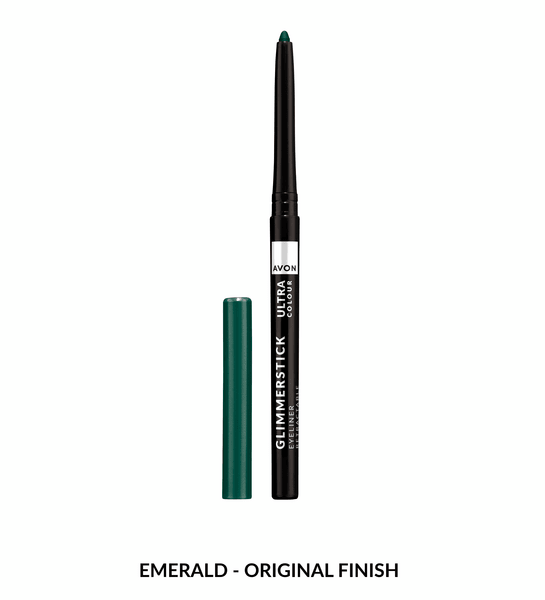 GLIMMERSTICK Crayon contour des yeux EMERALD GLOW 0,28GR - Avon | BeautyForYou.ma