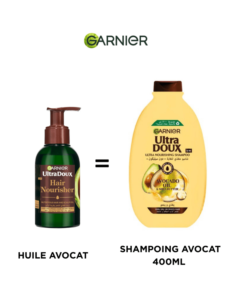 HUILE AVOCAT = SHP 400ML - Garnier | BeautyForYou.ma