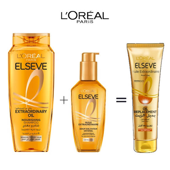 L'OREAL PARIS ELSEVE - ROUTINE HUILE + SHP = Oil Replacement