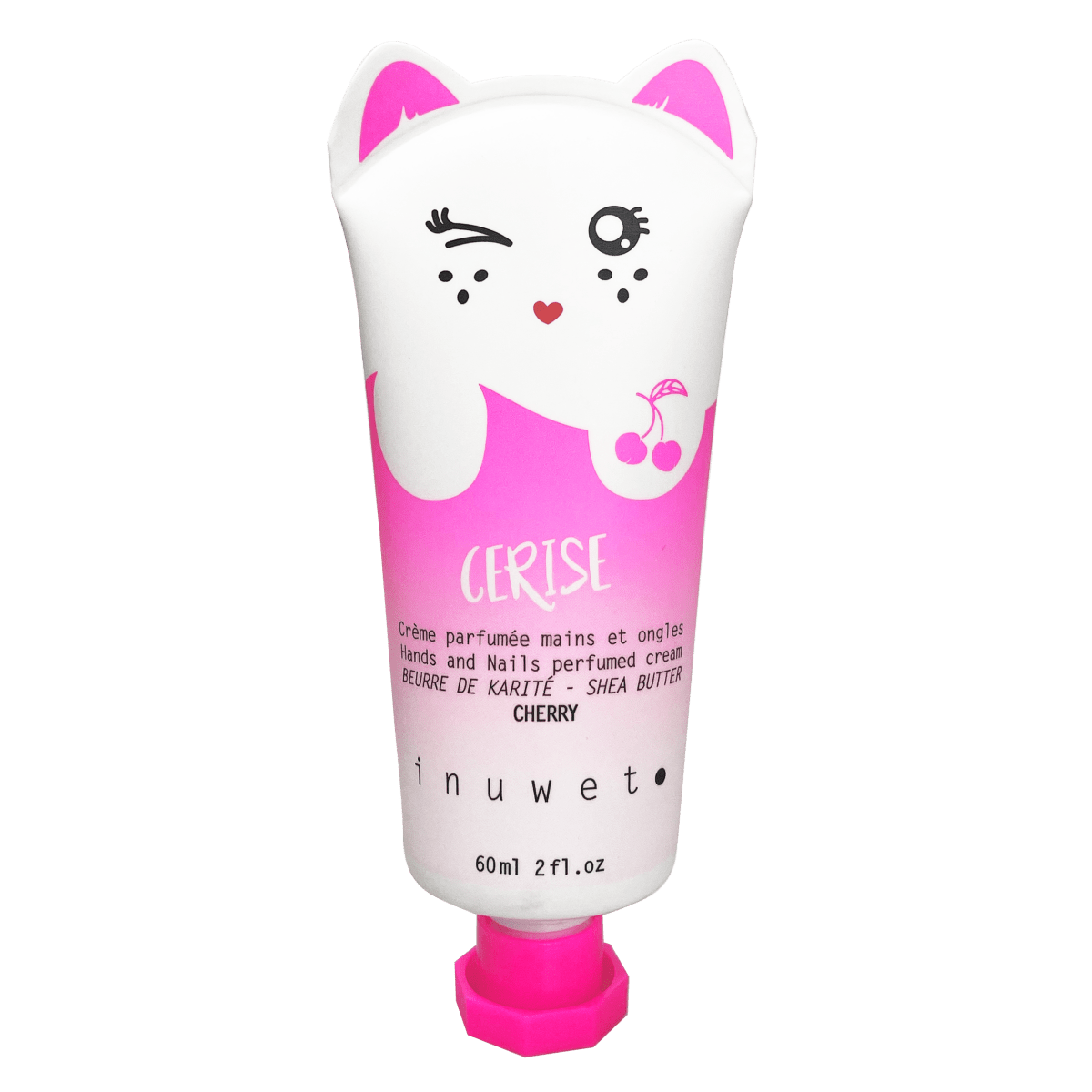 INUWET CREME MAINS CHAT CERISE 60 ML - Inuwet | BeautyForYou.ma