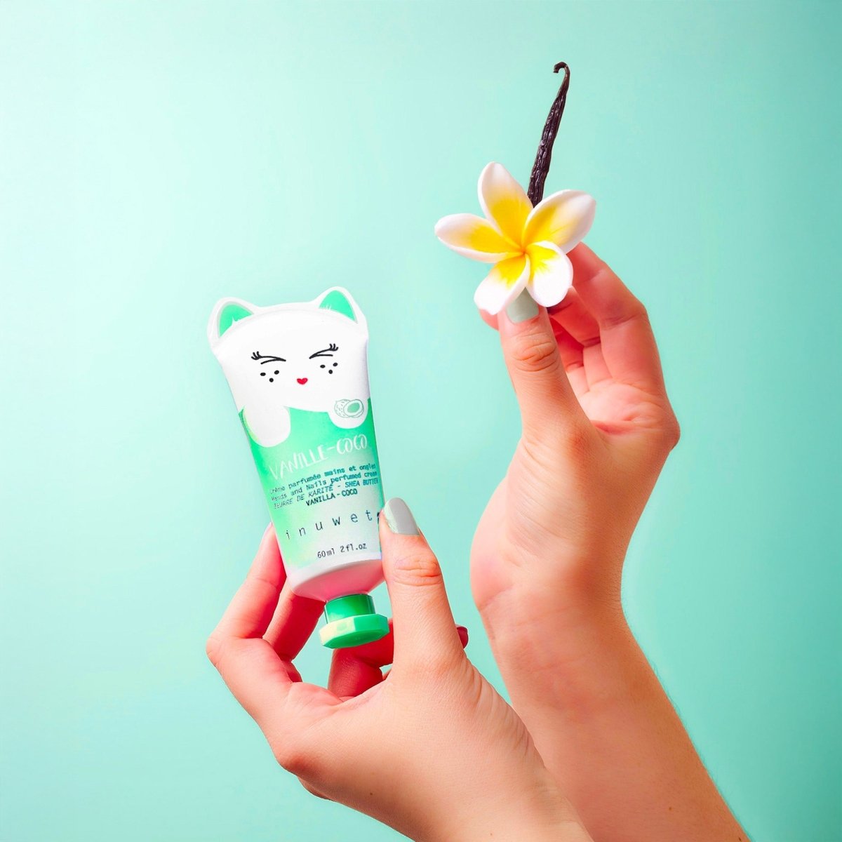 INUWET CREME MAINS CHAT COCO 60 ML - Inuwet | BeautyForYou.ma