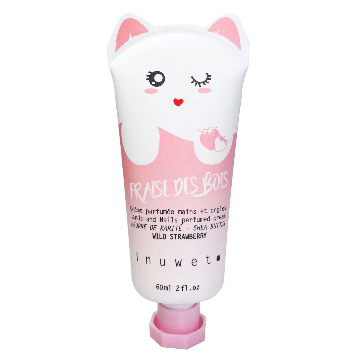 INUWET CREME MAINS CHAT FRAISE 60 ML - Inuwet | BeautyForYou.ma