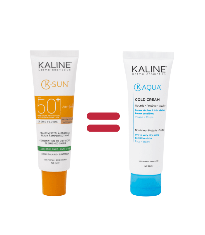 K - SUN PACK(NAT CLAIR/PX MXT GRA 50ML+COLD CREAM 50ML) - D-COFVKAL270