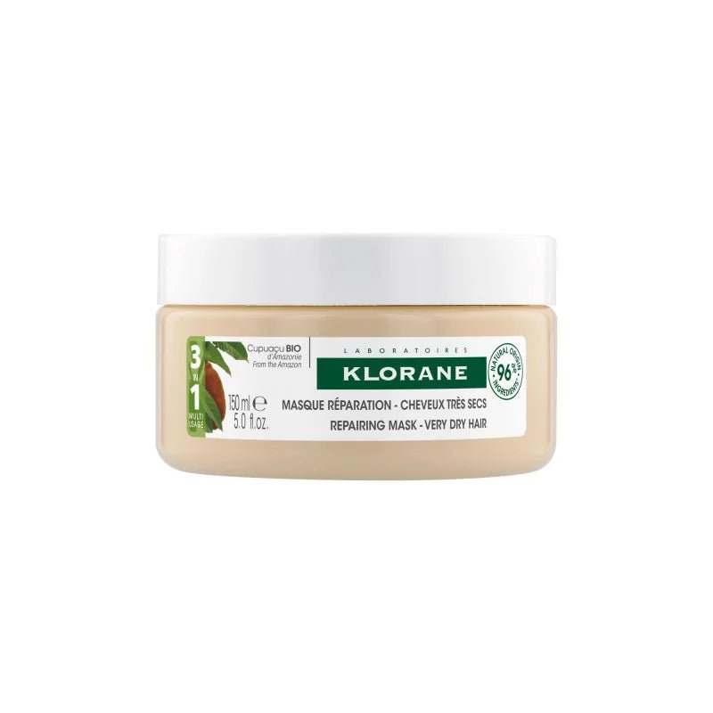 Klorane - Masque Réparation 3 en 1 au Cupuaçu BIO - Cheveux très secs - KLORANE | BeautyForYou.ma
