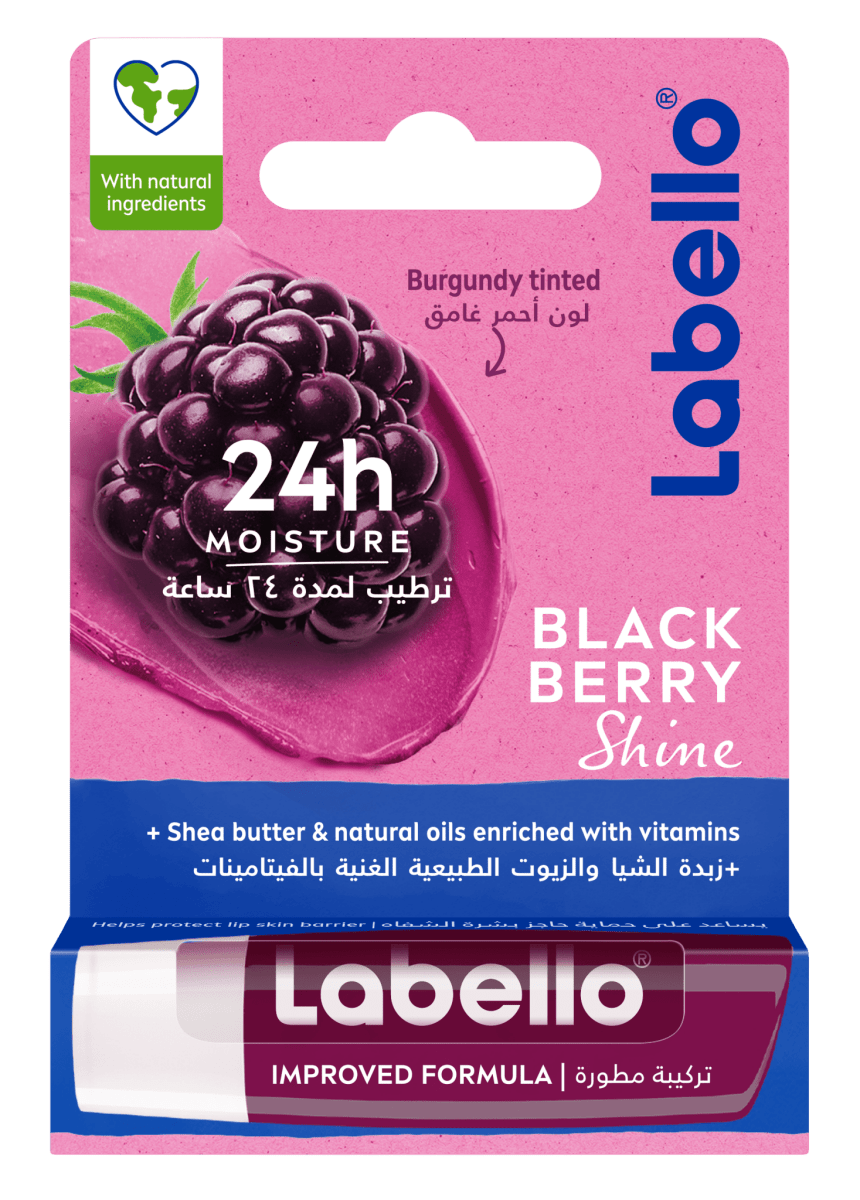 LABELLO Baume à Lèvres, Blackberry Shine, 4.8g - 85285