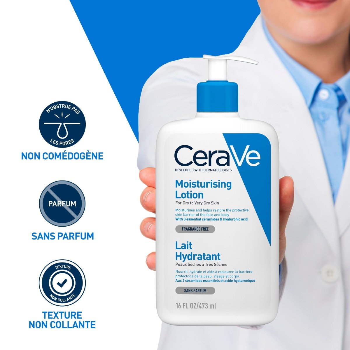 Lait hydratant 236 ml - Cerave | BeautyForYou.ma