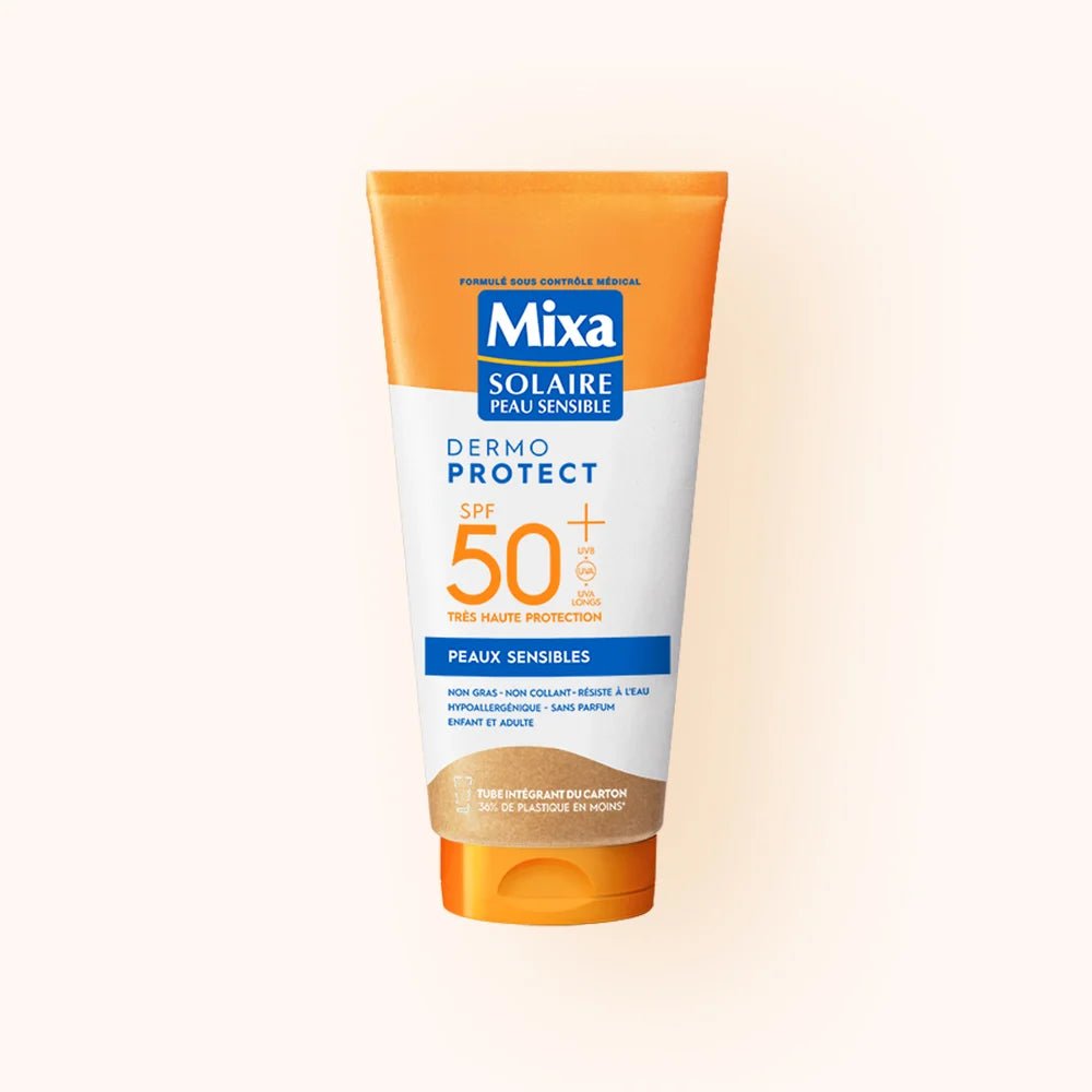 LAIT SOLAIRE PEAUX SENSIBLES SPF50+ - Mixa | BeautyForYou.ma