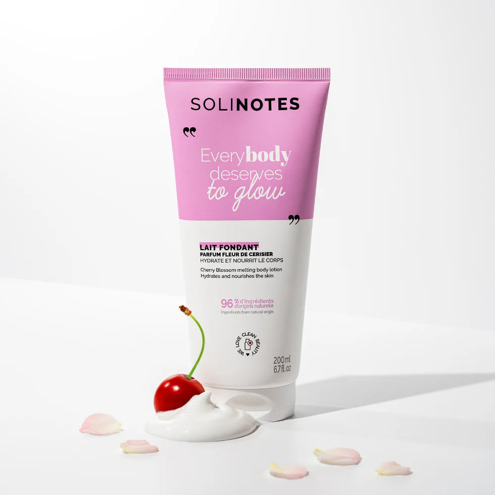 SOLINOTES Lait fondant corps et mains FLEUR DE CERISIER 200 ML