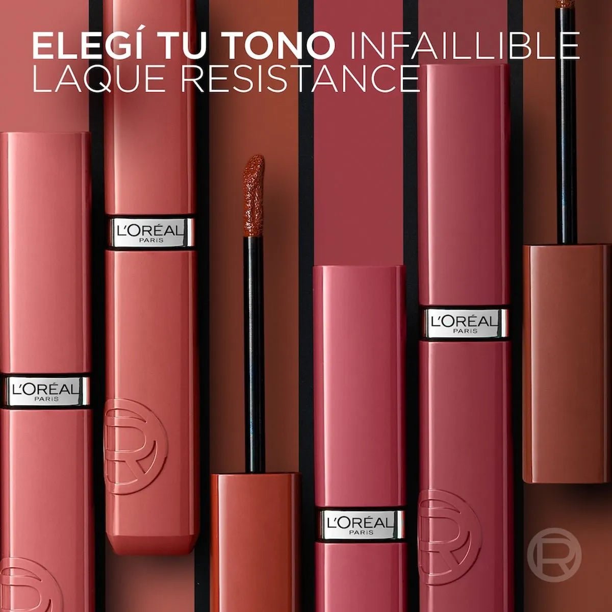 L'ORÉAL PARIS INFAILLIBLE LAQUE RESISTANCE LIQUID ROUGE À LÈVRES 625 MID BORDEAUX - L'Oréal Paris | BeautyForYou.ma