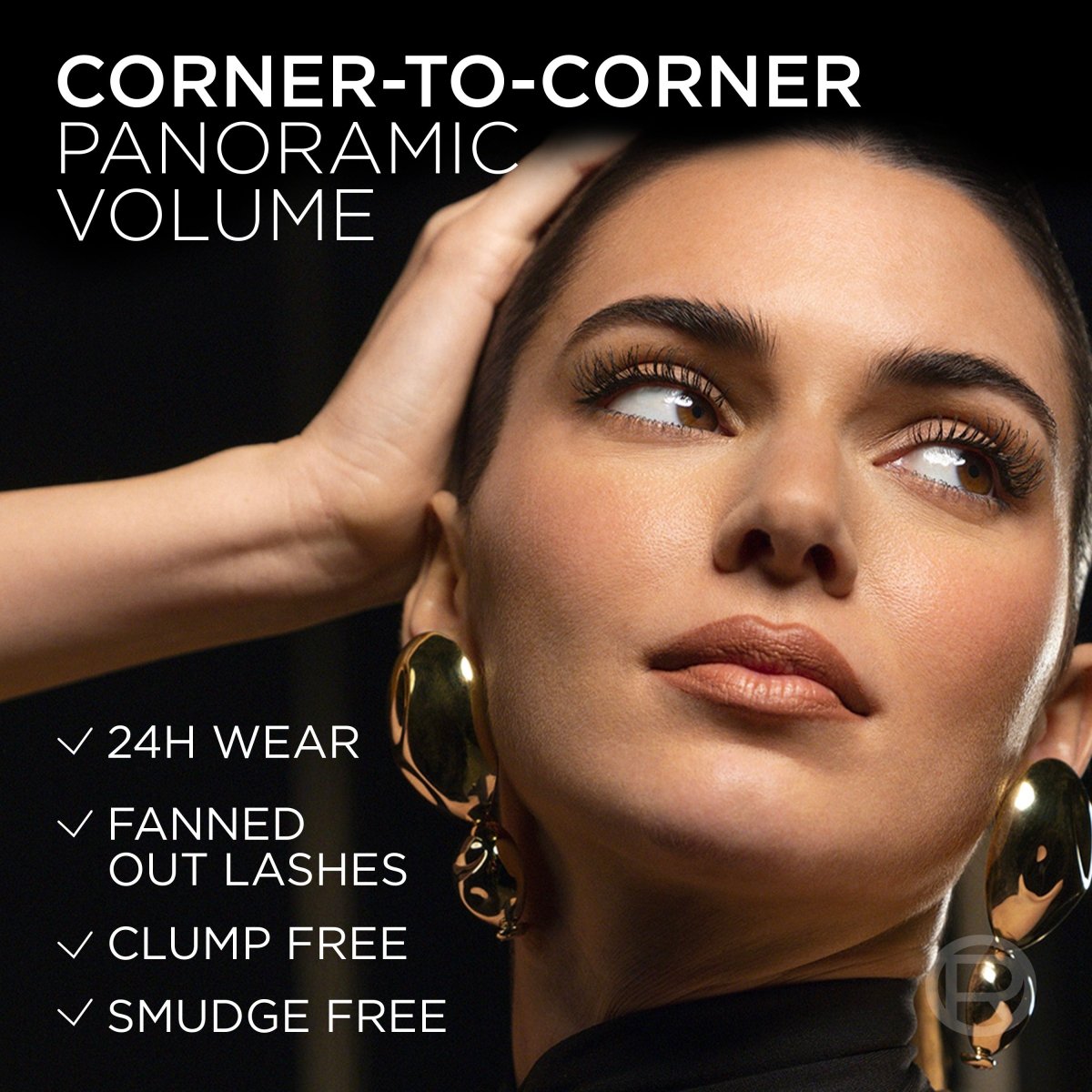 L'Oréal Paris - Mascara Volume Millions de Cils - Regard Panoramique & Cils Démultipliés - Formule Ultra-Flexible - Sans Paquets - Panorama - Teinte : All Night Black (Noir Intense) - L'Oréal Paris | BeautyForYou.ma