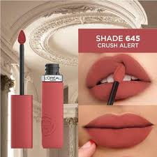 L'Oréal Paris - Rouge à Lèvres Liquide -Teinte :645 CRUSH ALERT - L'Oréal Paris | BeautyForYou.ma