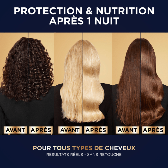 L'Oréal Paris - Sérum Capillaire de Nuit pour Cheveux Secs - Nutrition & Sans Transfert - Huile précieuse de Camélia - Elseve Huile Extraordinaire - 100ml - L'Oréal Paris | BeautyForYou.ma
