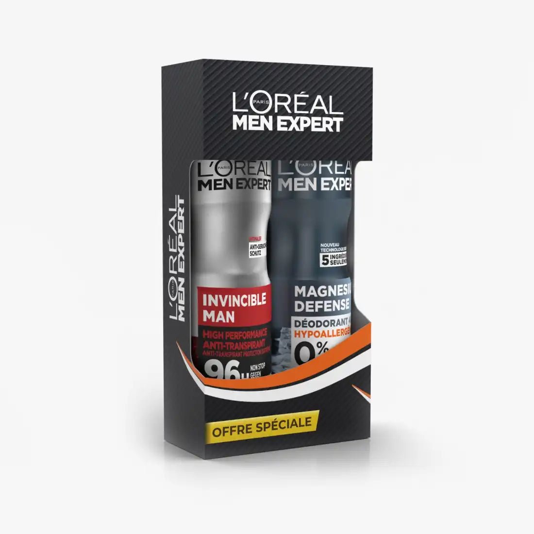 LOT 2 ATO 150ML INVINCIBLE MAGNES - L'Oréal Paris | BeautyForYou.ma