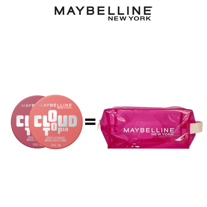 LOT DE 2 CLOUD TOPIA 01 09 = GIFT - Maybelline | BeautyForYou.ma