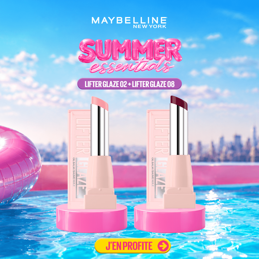 LOT DE 2 LIFTER GLAZE 002 / LIFTER GLAZE 008 - Maybelline | BeautyForYou.ma