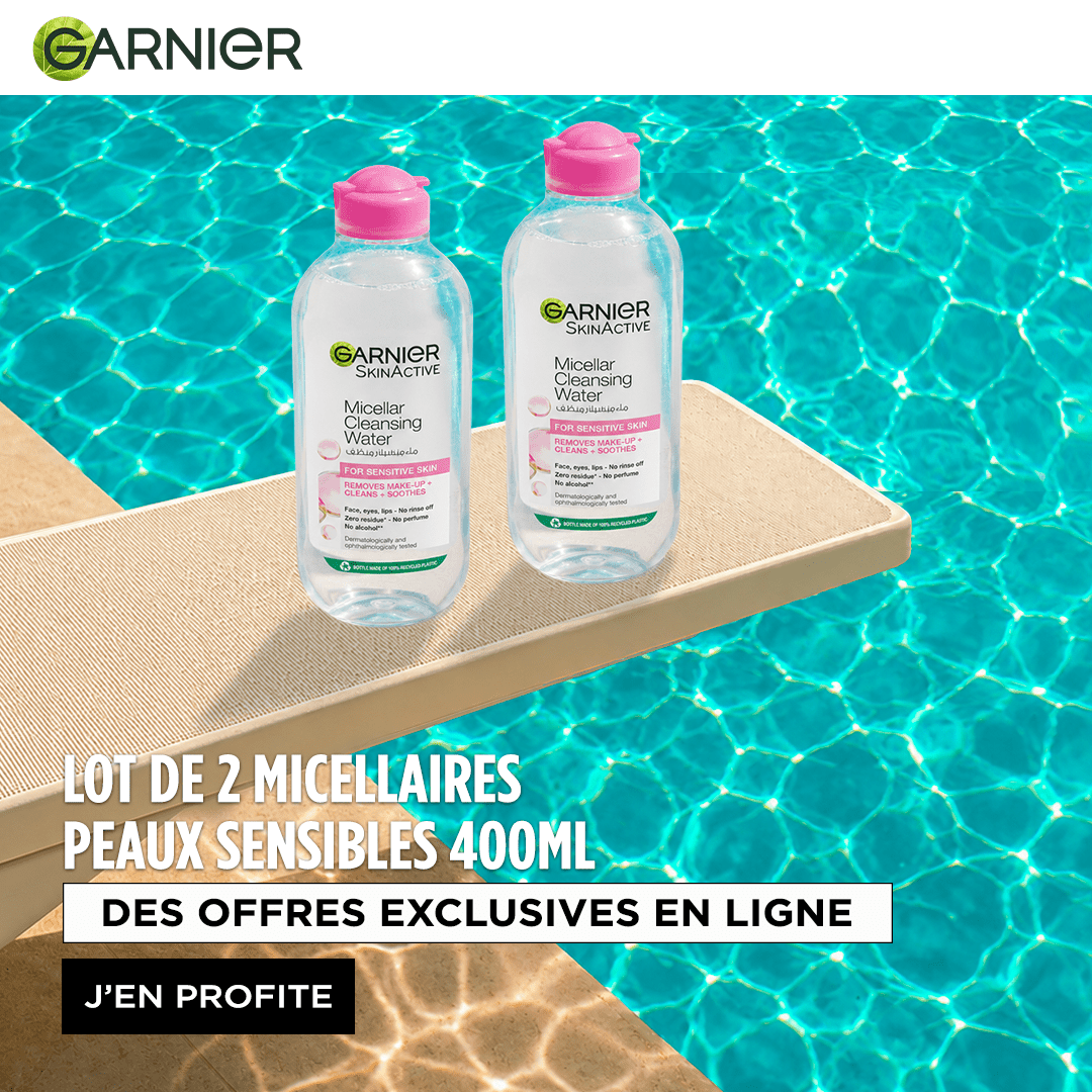 Lot de 2 micellaires PS 400ML - Garnier | BeautyForYou.ma