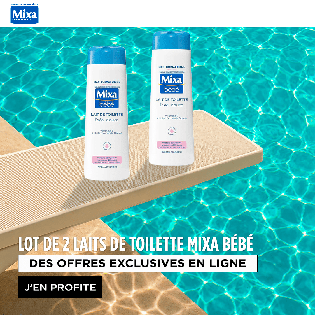LOT DE 2 MIXA BB LAIT TOILETTE 2026 - Mixa | BeautyForYou.ma