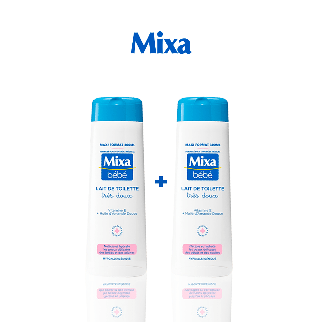 LOT DE 2 MIXA BEBE LAIT TOILETTE FL300 - Mixa | BeautyForYou.ma