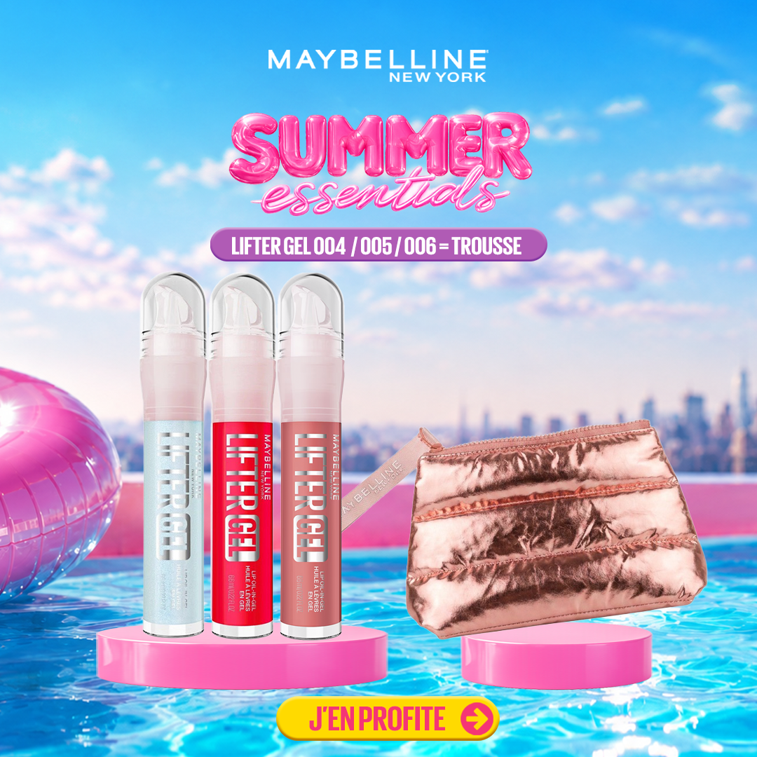 LOT DE 3 LIFTER GEL 004 / 005 / 006 = TROUSSE - Maybelline | BeautyForYou.ma
