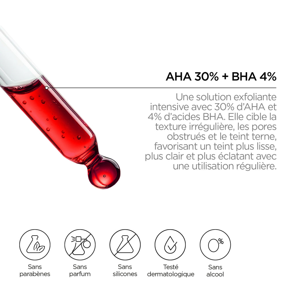 REVOX B77 JUST AHA 30%  BHA 4% RESURFACING SOLUTION, 30ml