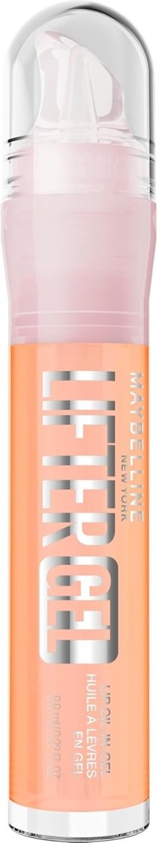 Maybelline Lifter Gel - Brillant à Lèvres Huile en Gel - Brillance Effet Miroir & Lèvres Rebondies - Hydratation 24H - Pen Twist Précis - Teinte : 003 - Passion Fruit - 6,6 ml - Maybelline | BeautyForYou.ma