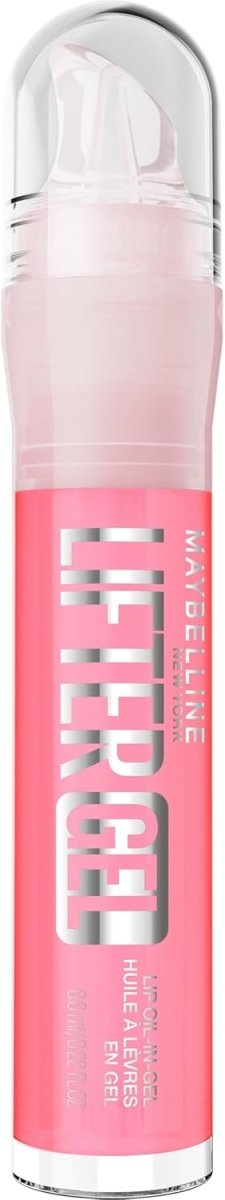 Maybelline Lifter Gel - Brillant à Lèvres Huile en Gel - Brillance Effet Miroir & Lèvres Rebondies - Hydratation 24H - Pen Twist Précis - Teinte : 004 - Sugar Spritz - 6,6 ml - Maybelline | BeautyForYou.ma