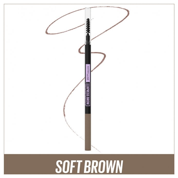Maybelline New York - Crayon à Sourcils Express Brow Ultra Slim 02 Soft Brown - Maybelline | BeautyForYou.ma