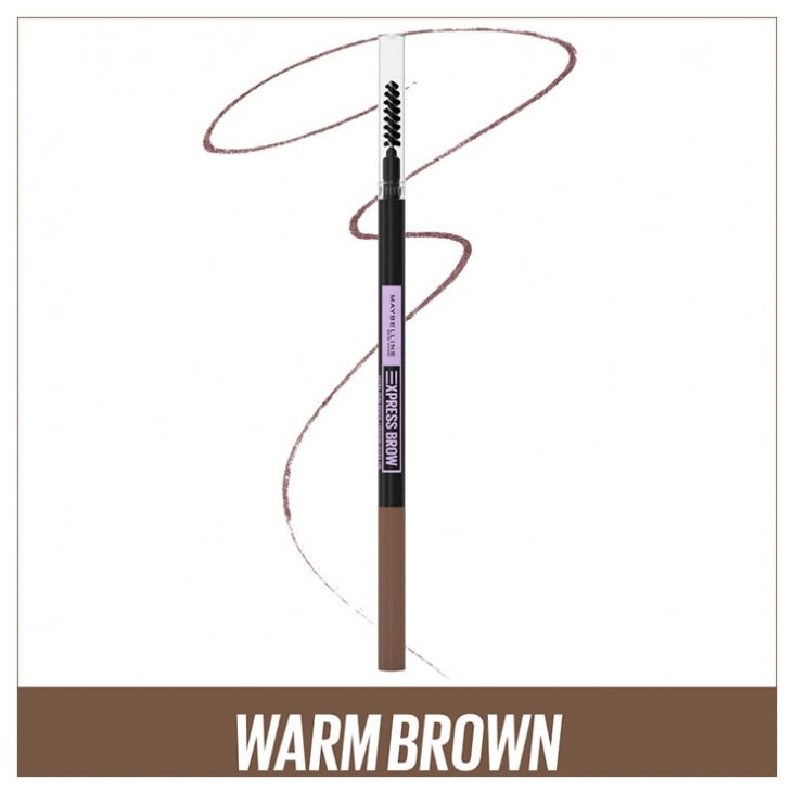 Maybelline New York - Crayon à Sourcils Express Brow Ultra Slim 03 Warm Brown - Maybelline | BeautyForYou.ma